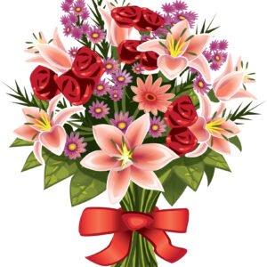 Example Your Photo Flower Folded Notecards